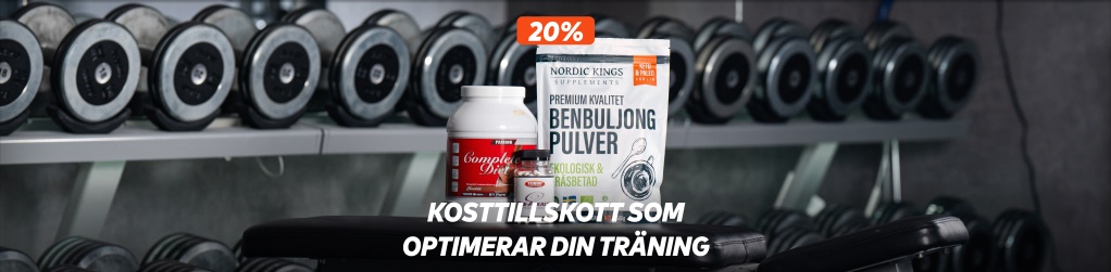 Kosttillskott & Livsmedel - 20%